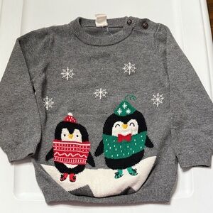 H&M Gray Knit Winter Sweater